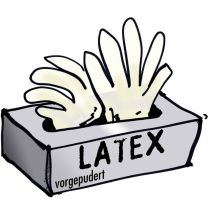 L+d - Leipold Doehle 14699-10 100 St. Latex Einweghandschuh Größe (handschuhe): 10, Xl