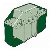 Schutzhülle deckt Grills 128x80x253cm ab, 100g/m²
