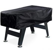 Schutzhülle für Tischfußball im Freien, schwarz, wasserdicht, staubdicht, rechteckig, hohe Elastizität, 420D, 160 x 115 x 50 cm