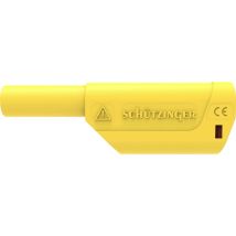Di sfk 8500 l Ni / as / ge Fiche à ressort de sécurité droit ø de la broche: 4 mm jaune 1 pc(s) Y634023 - Schützinger
