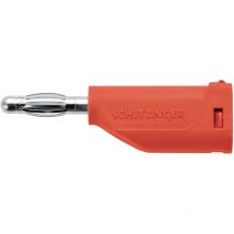 Schützinger - Fiche à ressort ø de la broche: 4 mm rouge 1 pc(s) C008382