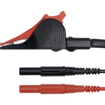 Schützinger - kml 7460 / sak / 1 / 150 Messleitung Stecker 4 mm Kelvin-Klemme Schwarz/Rot 1 St.