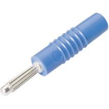 S 4000 l Büschelstecker Stecker, gerade Stift-Ø: 4 mm Blau 1 St. - Schnepp