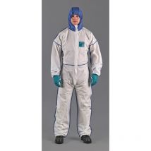 WN18B-00195-05 Schutzoverall AlphaTec 1800 Comfort Größe xl weiß/blau ps - Ansell