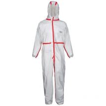 Coverstar - Schutzoverall Plus Größe l weiß/rot PSA-Kategorie iii