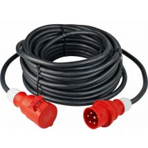 Cee Verlängerung Phasenwendestecker 32A 22kw 5m H07RN-F 5G4 IP44