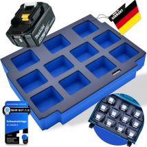 Schaumeinlage Schaumstoffeinlage Für Makita Akku Akkus 11x 3-6ah - Schwäble
