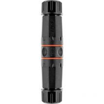 Adaptateur RJ45 réseau informatique Adaptateur cat 6a [1x RJ45 femelle 8P8C - 1x RJ45 femelle 8P8C] noir - Schwaiger