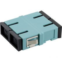 LC Adapter Glasfaser Simplex ohne Angabe – Blau – Kunststoff/Phosphorbronze – Multimode- und Singlemode-Fasern