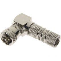 Schwaiger - FSTWI7002531 Fiche coudée f Connexions: Fiche mâle f 2 pc(s)
