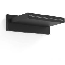 Tres - Schwallbrause Wasserfall in Schwarz Matt