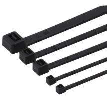 Brida 280x4,8 mm schwarz 100 unid