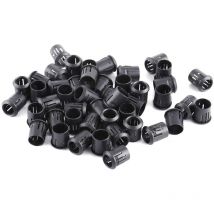 Schwarze 10-mm-led-montagehalterung, 50 Stück, Schnellbefestigungsclips, Ideal Für Led-streifen Und Beleuchtung