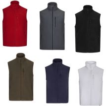 Velilla 105905 Fleece-Arbeitsweste - XXL - Weiß