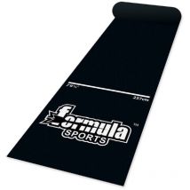 Schwarze Dartmatte – Schutzmatte und Teppich für sicheren Stand