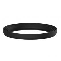 Schwarze Dichtung 00295B für Spülbeckenablauf, 110x82x11 mm