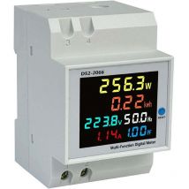Compteur D'Énergie Numérique Ac40-300 V 100 A - Compteur De Courant Alternatif Calibré Kwh - Ampèremètre - Voltmètre - Compteur Intermédiaire - 