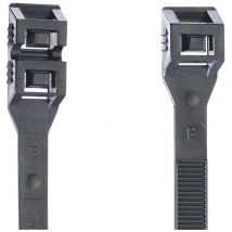 Spit - Schwarze Elematic Easy Belturing Nylon Kabelbinder 360x8.8mm für den Außenbereich 6555E