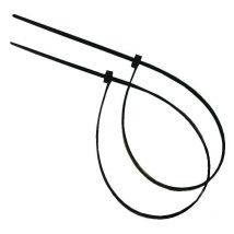 Schwarze Nylon-Krawatten