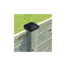Simpson Strong Tie - Schwarze Pyramidenkappe für Holzpfosten - 7x7