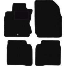 Schwarze Veloursmatten für: Nissan Note I E11 Minivan (2006-2012)