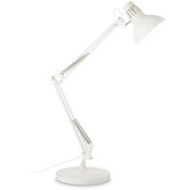 Ideal Lux Wally TL1 Tischlampe – Metalllampe – Dimmbar – E27 – 1 x 42 W – IP20 – 20 x 58 x 36 cm – 2,45 kg