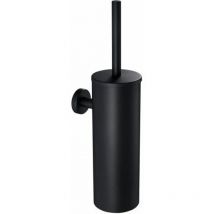 Schwarze Toilettenbürste Von Auralum Mit Wandmontiertem Toilettenbürstenhalter Für Badezimmer Aus Edelstahl