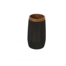 Schwarzer Zahnbürstenhalter der London-Serie - Idroclic