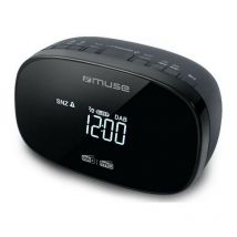Schwarzes doppelweckerradio - Muse - m150cdb