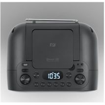 Muse M35BT – Tragbarer CD/MP3-Radioplayer – Bluetooth, Aux, USB – Schwarz – 20 Sender – 35 x 24,4 x 15,9 cm – 2,2 kg