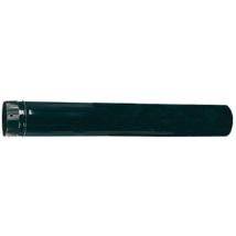 Schwarzer Röhrenofen 850 mm – 1 m Durchmesser – Heizlösung mit schwarzem Glasrohrdesign – moderne Ästhetik – langlebig