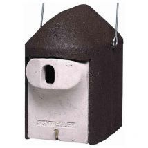 Nisthöhle 2GR ovales Einflugloch Maße: 27 x 20 x 31 cm, Holzbeton