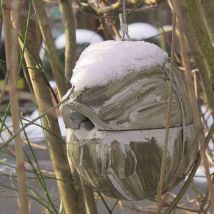 Schwegler - Nistkugel Zaunkönig Maße: ø 18,5 cm, Holzbeton