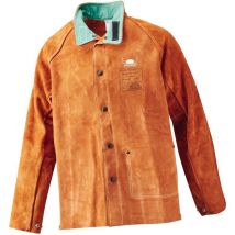 Weldas - Schweißerlederjacke Lava Brown Nr. 44-7300 81 Cm Gr. L