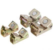 Magnetische V-Spannaufsätze für Schweißmagnete – 1790076 – Für Rund-, Flach- und Vierkant-Materialien – Leichtlastbereich