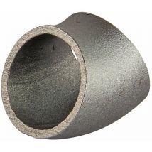 Atusa - Schweissbogen 3 1/2 Zoll 101,6mm 45° kurz DN90 Rohrbogen schwarz
