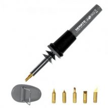 Pyrograph/schweißgerät mit 6 spitzen und halter - u081090006 - Yamato