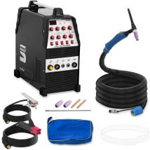 Wig Schweißgerät acdc Alu schweißen 220A Inverter Schutzgas e Hand Puls 2/4 Takt