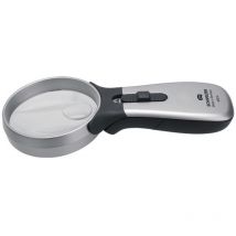 Handleuchtlupe Tech-Line classic Vergrößerung 10x led Linsen-Ø 22,8 mm