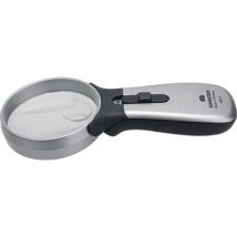 Handleuchtlupe Tech-Line classic Vergrößerung 8x led Linsen-Ø 30,0 mm