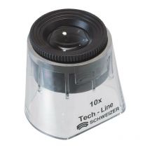 Schweitzer - Loupe à pied Tech-Line agrandissement 10x Fixe d. de lentille 30 mm