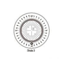 Messskala Tech-Line Skala-D.25/2,5mm Duo-Skala 3 SCHWEIZER