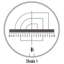 Messskala Tech-Line Skala-D.25/2,5mm Duo-Skala 1-Standard schweizer
