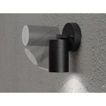 Außenwandleuchte modena Downlight schwenkbar, Höhe 15cm, Schwarz