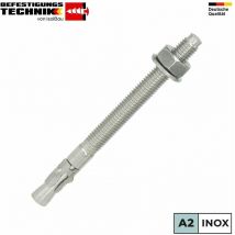 Schwerlastanker A2 Edelstahl M8, M10, M12, M16 Schwerlastdübel Stahlanker Menge: 5 Stück Abmessungen: Stahlanker M10 x 100mm