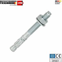 Schwerlastanker Eta Verzinkt Stahl M8 - M20 Bolzenanker Schwerlastdübel Abmessungen: Stahlanker M20 X 170mm Menge: 25 Stück