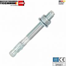 Isolbau - Schwerlastanker M8 - M20 Verzinkt Stahl Edelstahl Schwerlastdübel Bolzenanker Menge: 100 Stück Größe: M10 x 90mm Artikel: Stahlanker eta