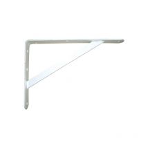 Schwere Lastkonsole mit Strebe 250 x 400 mm torbel - weiß - J503693