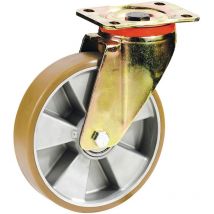 Lenkrolle Polyurethan-Rad ø 100mm Transportrolle Industrierolle Tragkraft 250kg