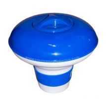 Schwimmender Dosierschwimmer für Pools – 23 cm Durchmesser – Ergonomischer Verschluss – Regulierbares Dosierungssystem